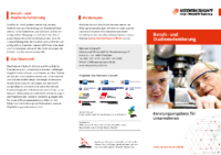 Infoflyer zum Beratungsangebot für Unternehmen