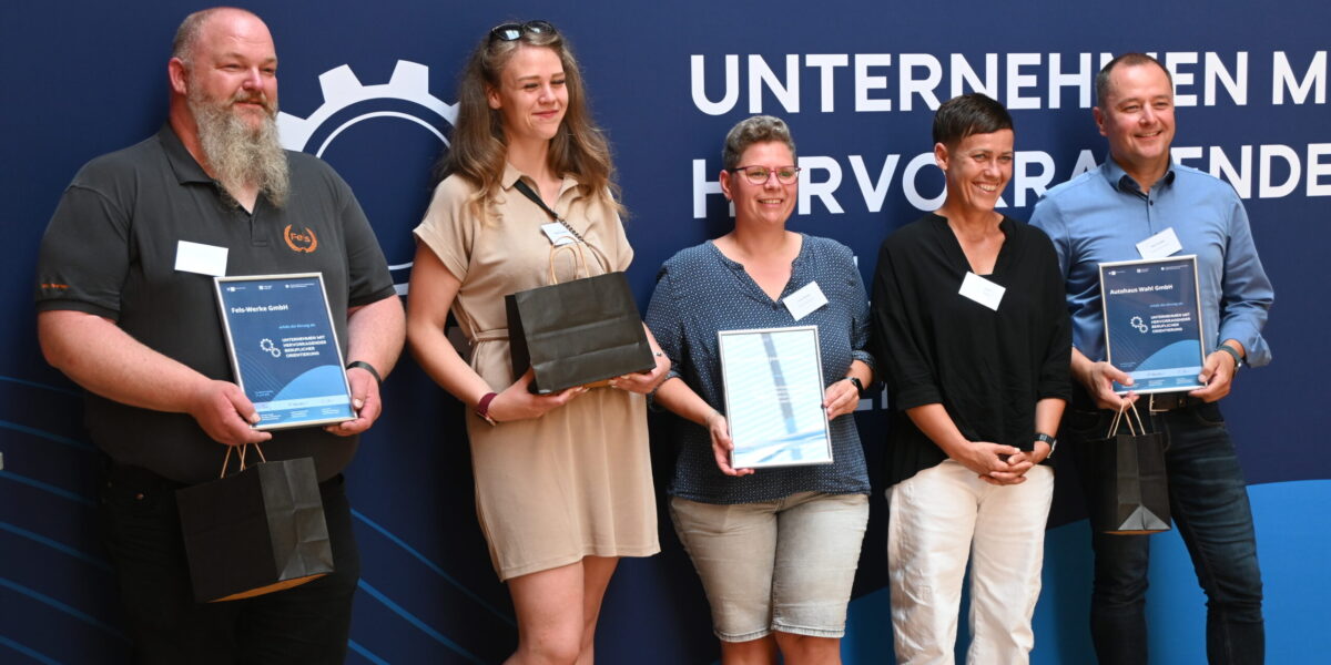 Auszeichnung Unternehmen mit hervorragender Beruflicher Orientierung